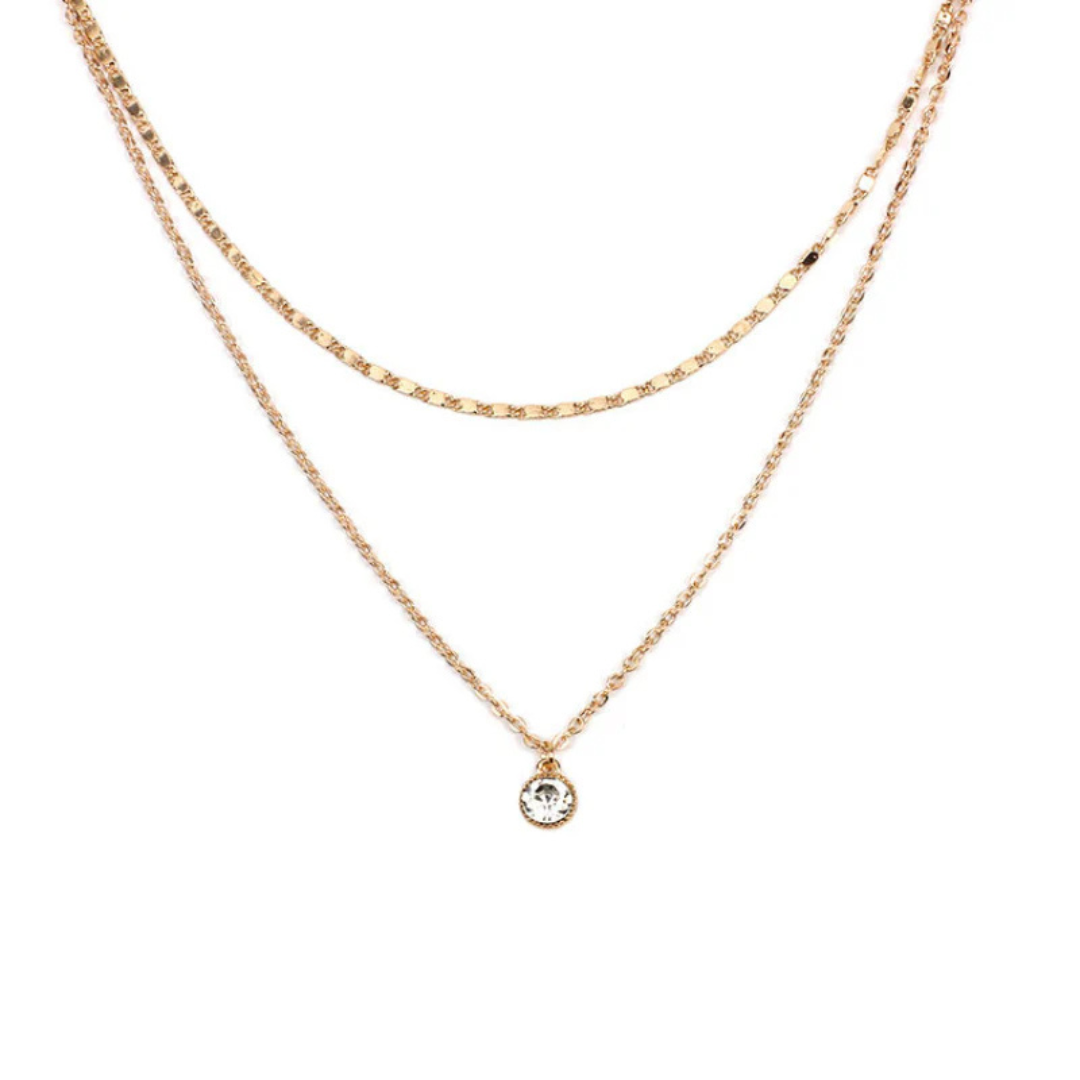 Mia Gold-Tone Pearl Pendant Necklace OSL23