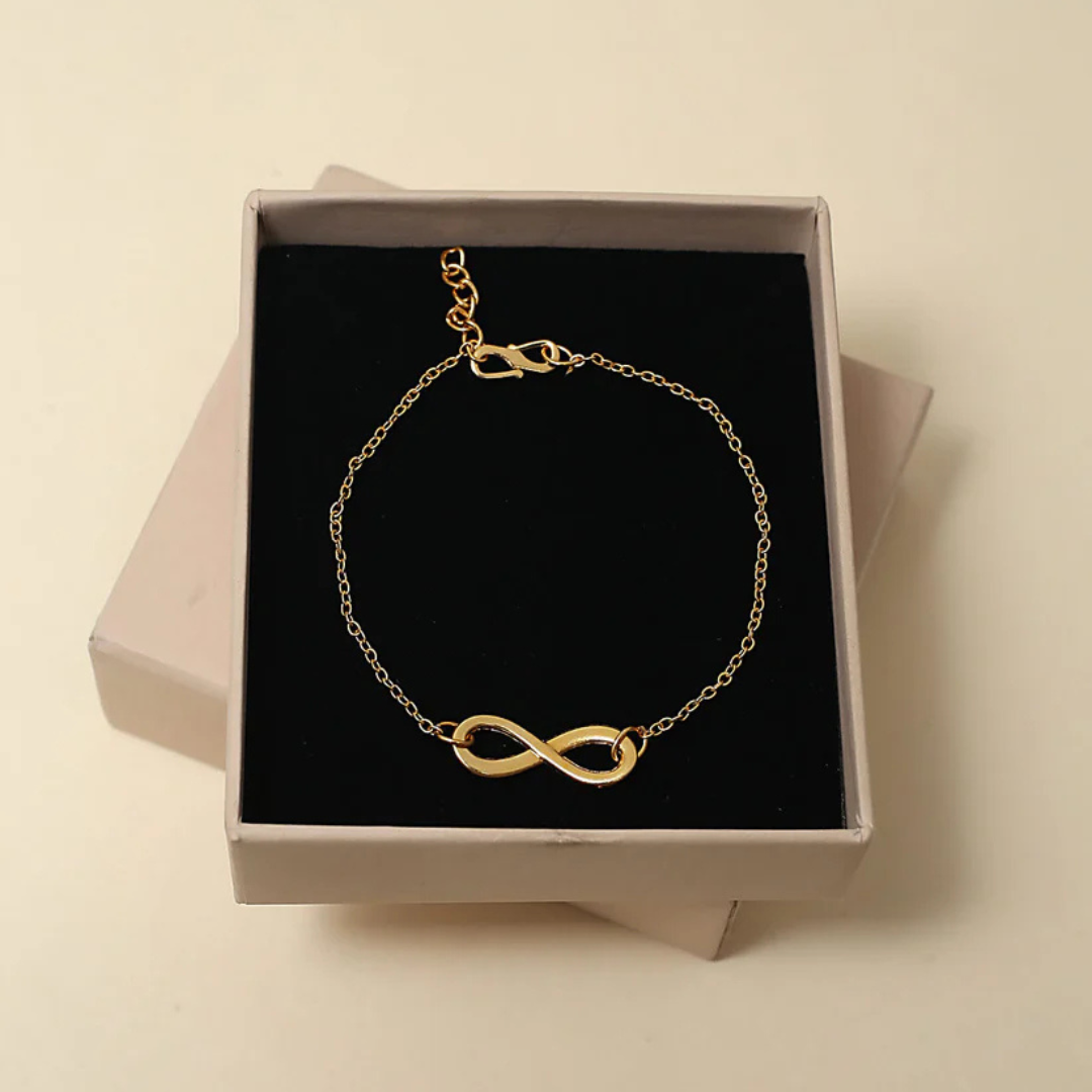 Infinity Symbol Bracelet – Gold Finish OSL21