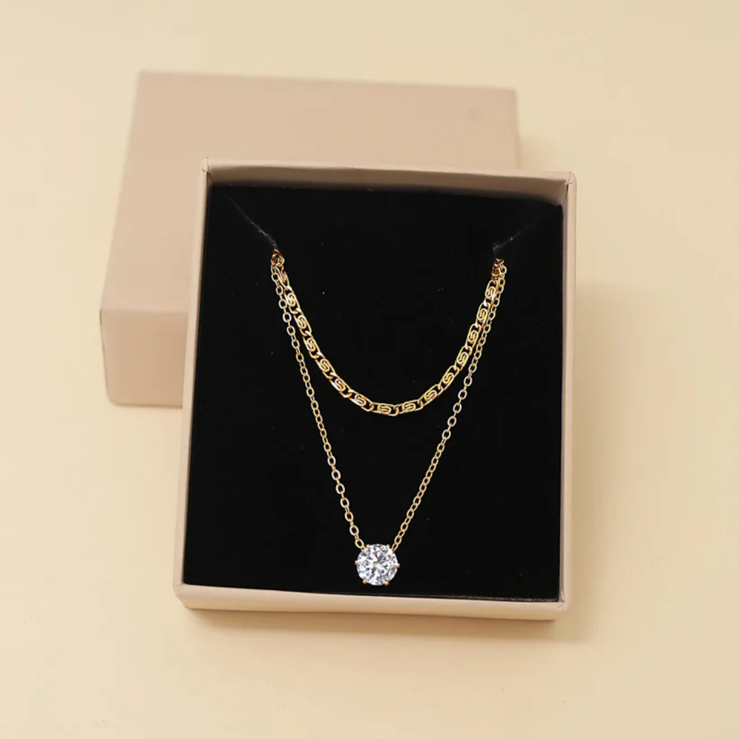 Mia Gold-Tone Pearl Pendant Necklace OSL23