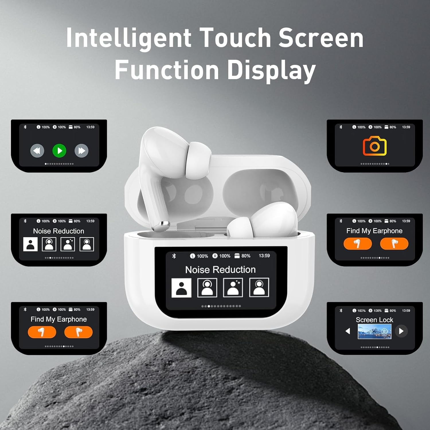 A11 PRO 2 LCD Touch Screen in-Ear Earbuds