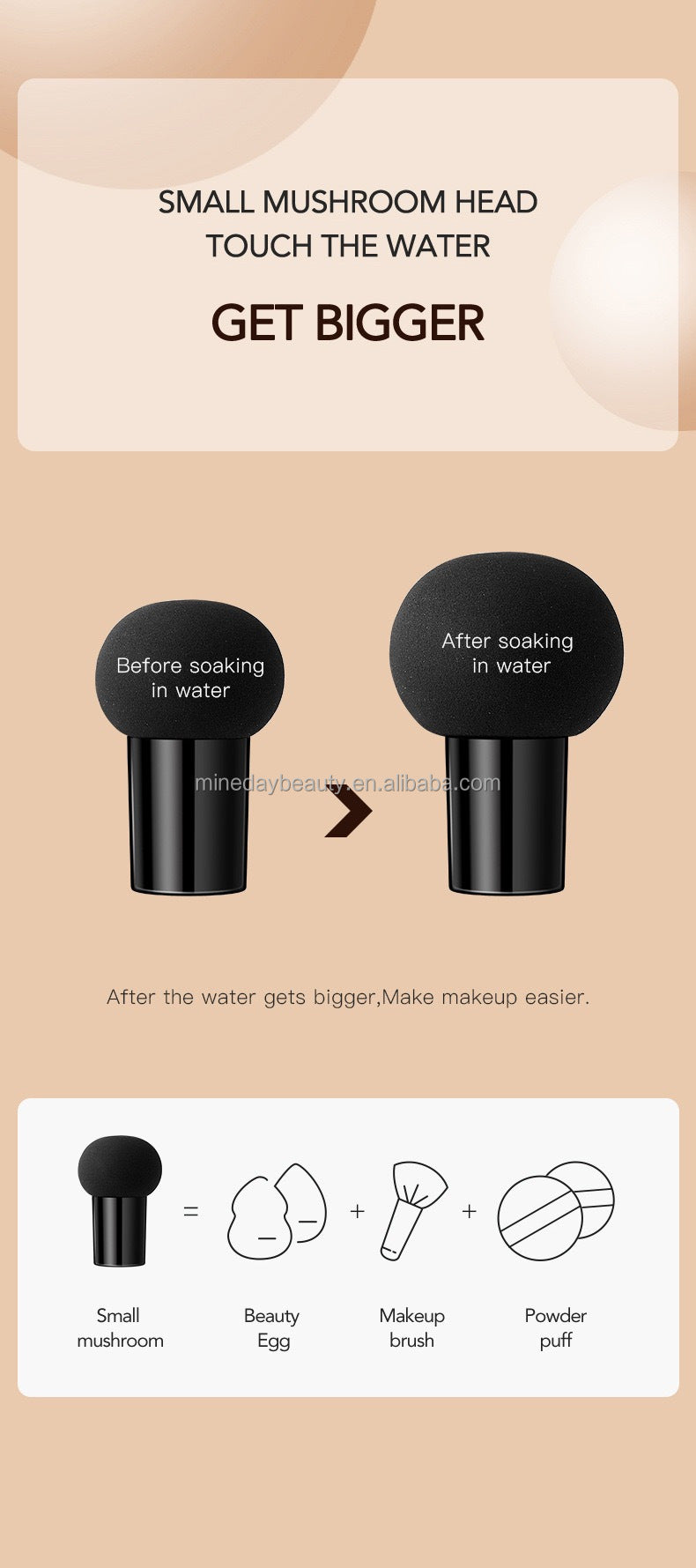 Buy 1 Get 1 Free Sunisa 3 in 1 Air Cushion Waterproof foundation CC Cream