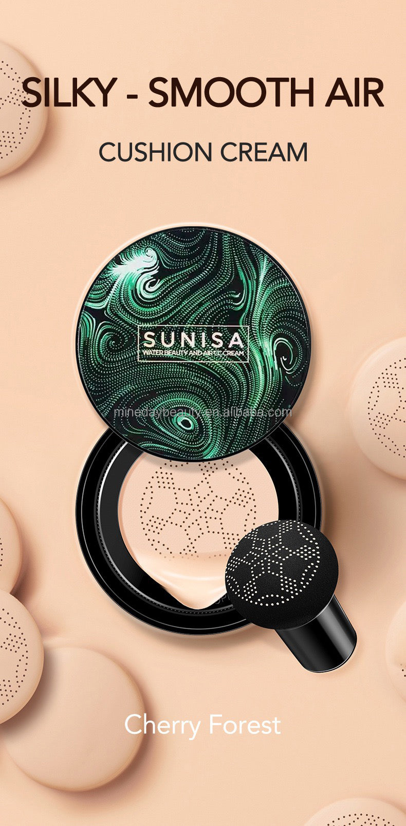 Buy 1 Get 1 Free Sunisa 3 in 1 Air Cushion Waterproof foundation CC Cream