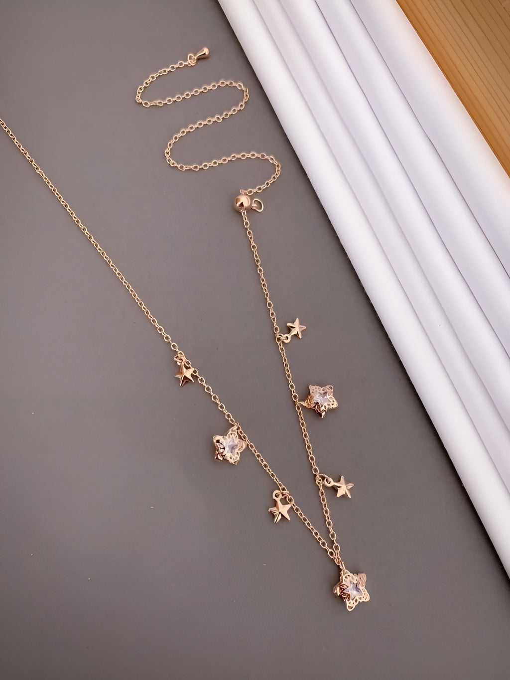 Noor Tanmaniya in Rose Gold & A.D Diamonds OSL06
