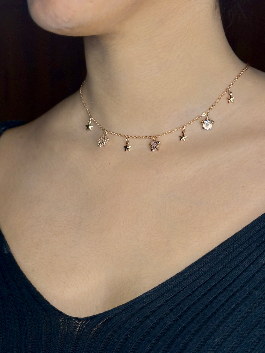 Noor Tanmaniya in Rose Gold & A.D Diamonds OSL06