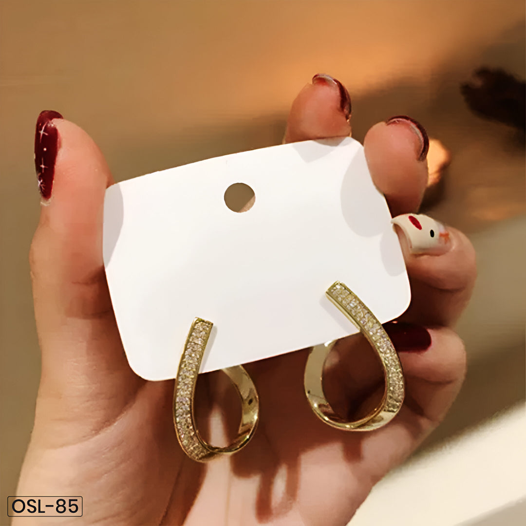 KOREANTEAR DROP EARINGS-OSL85