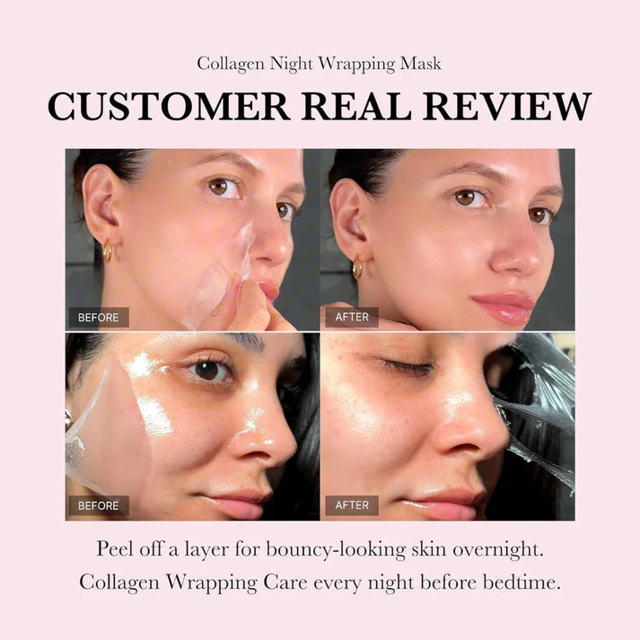 MEDICUBE COLLAGEN NIGHT WRAPPING MASK 75ml (free shipping)