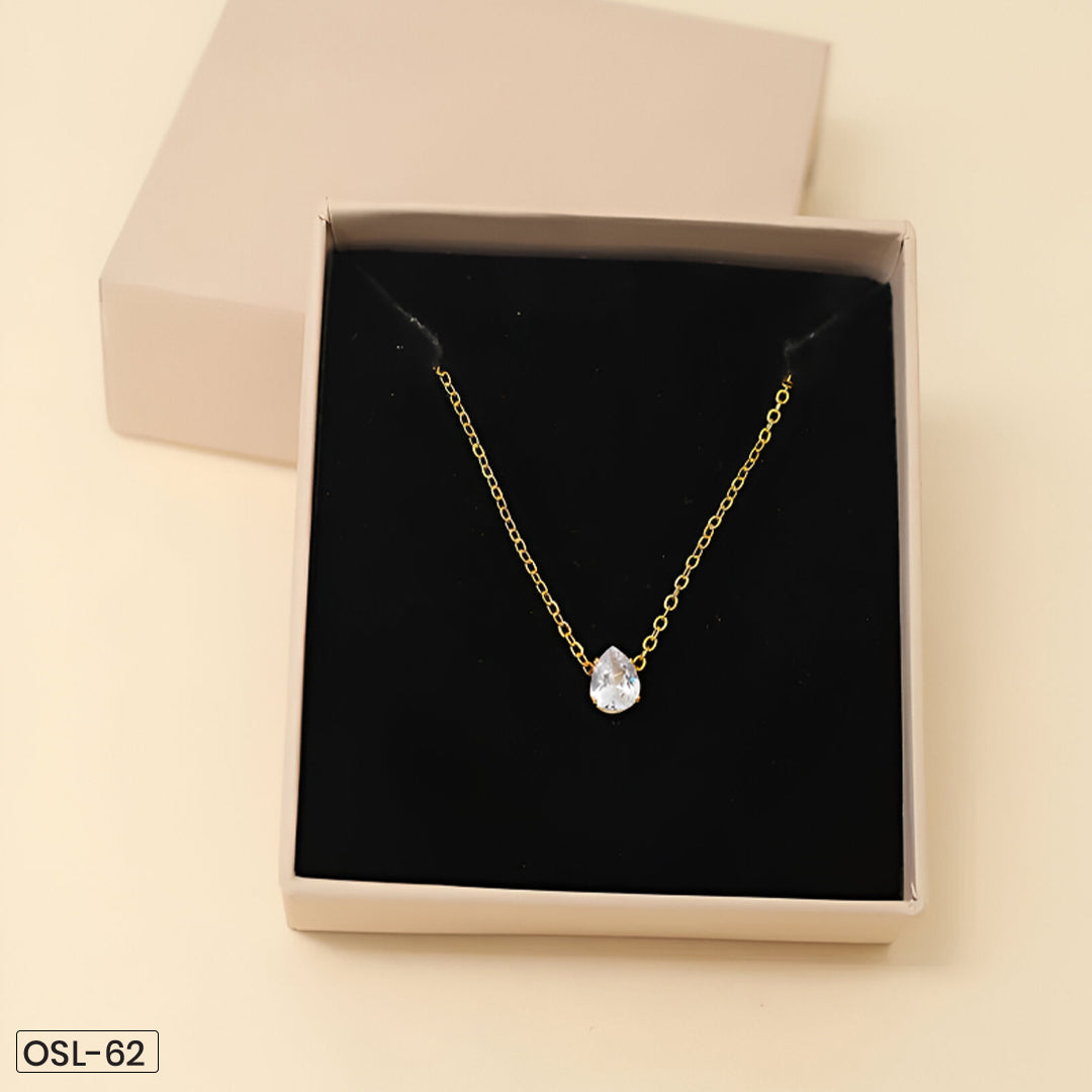 OSL62-WHITE DIAMON PENDENT)