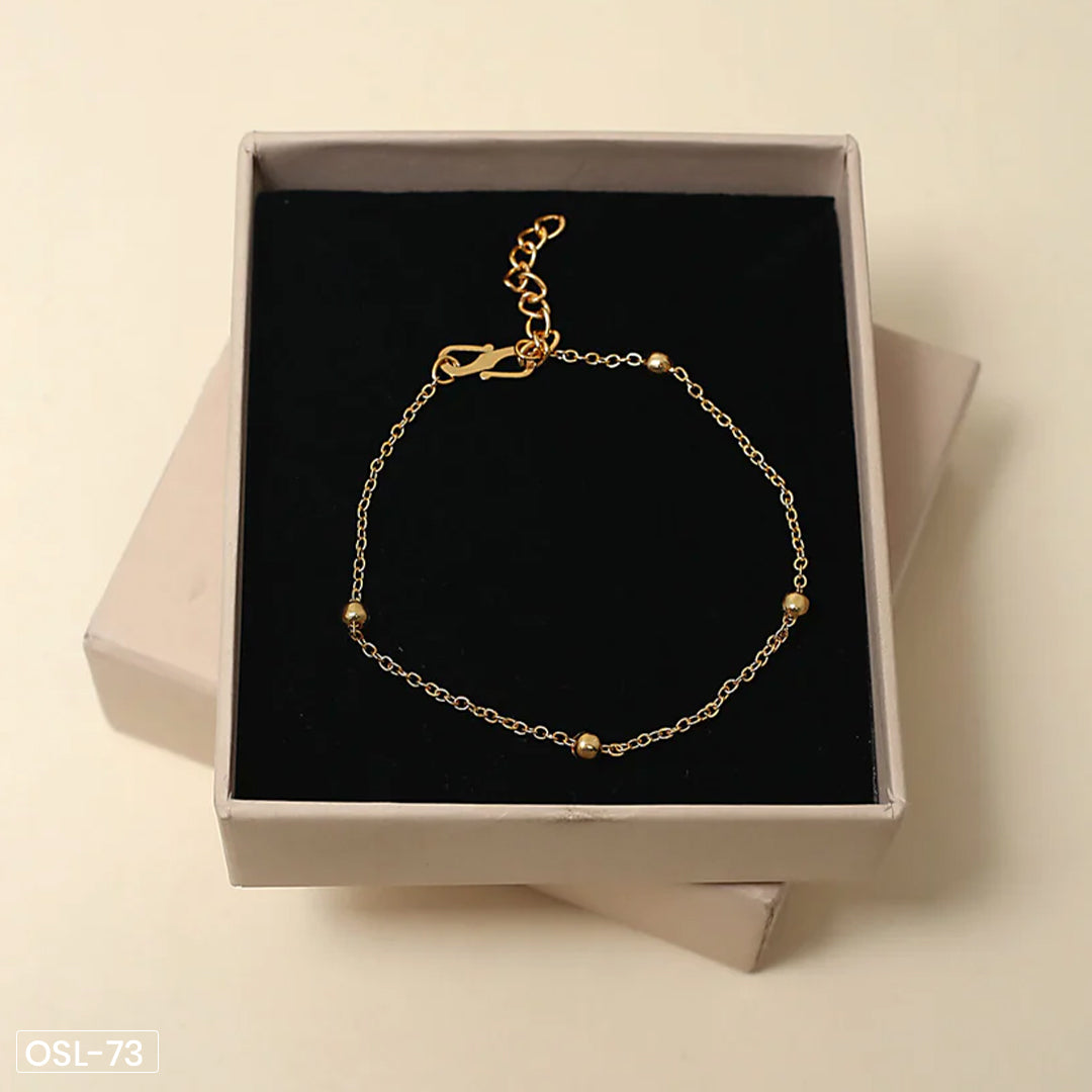 Gold Toned Bracelet-OSL73