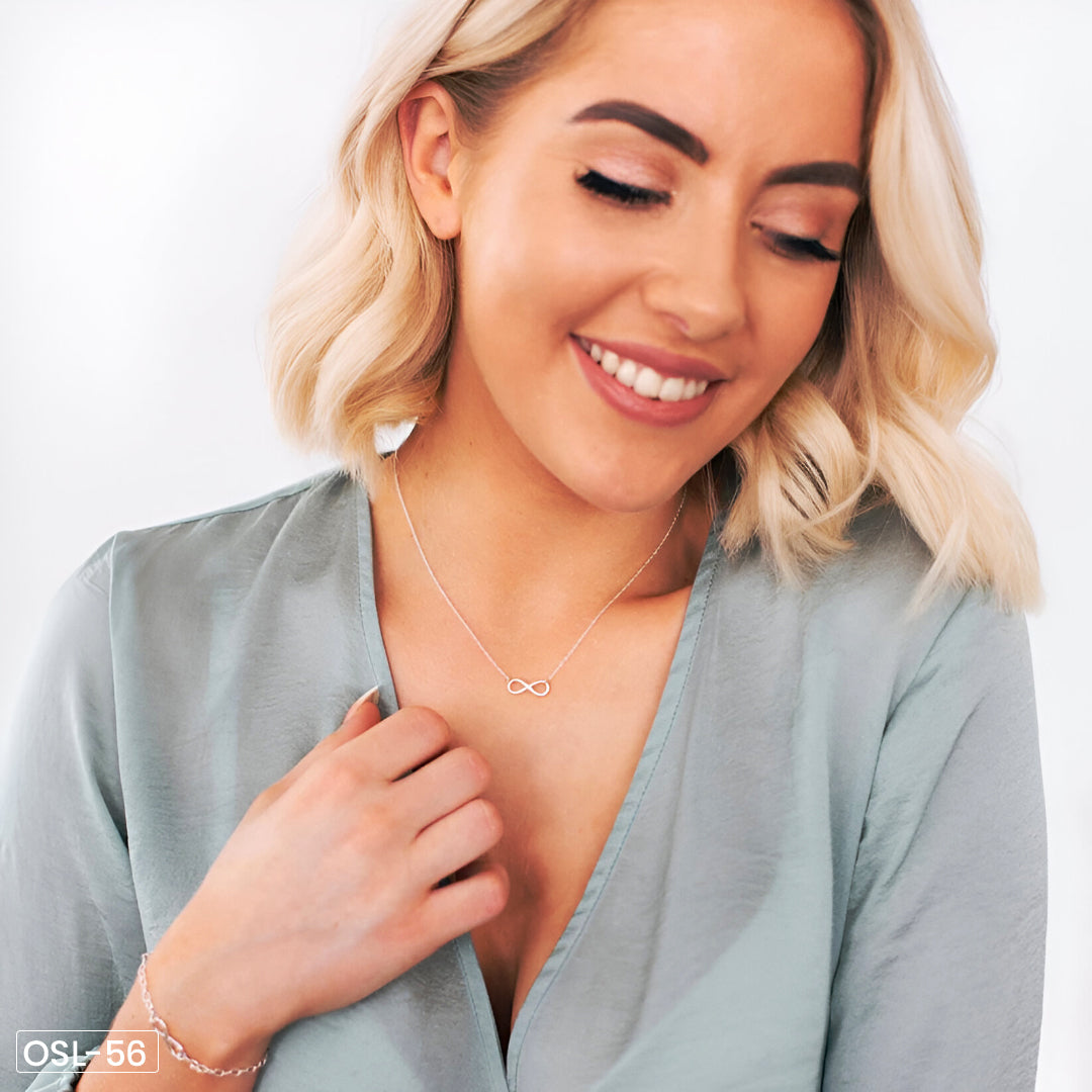 Infinity Silver Necklace-OSL56