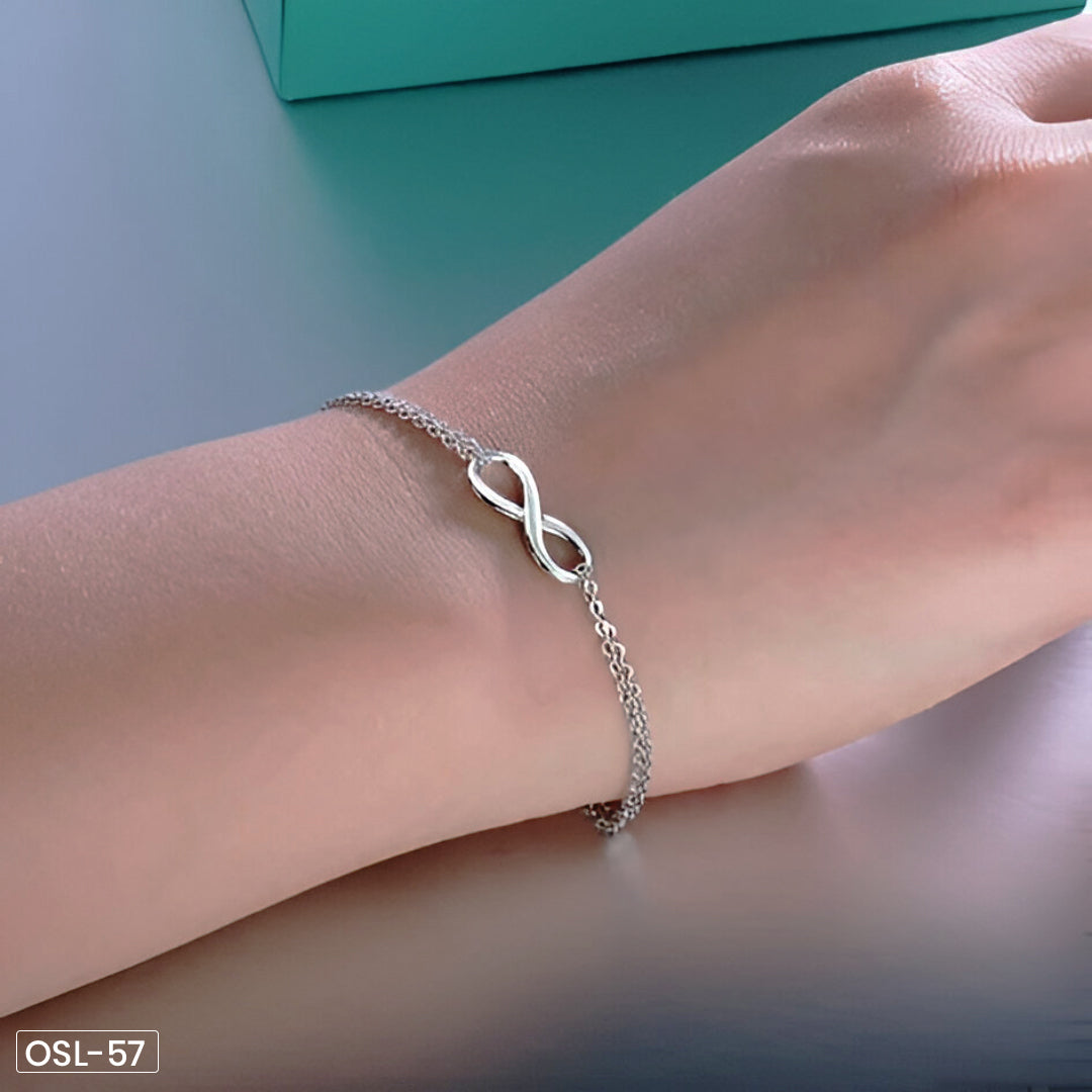 Infinity Silver Bracelet-OSL57